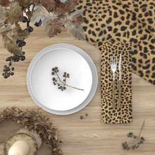 Cheetah Print Cloth Napkin