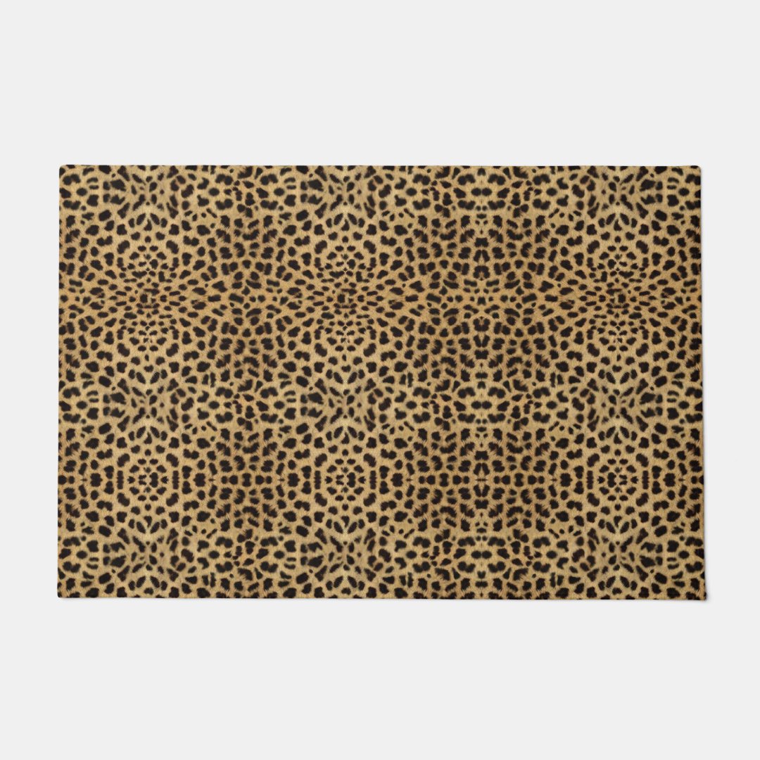 Cheetah Print Doormat | Zazzle