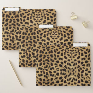 Cheetah Print File Folder