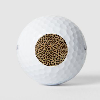 Cheetah Print Golf Balls by stellerangel at Zazzle