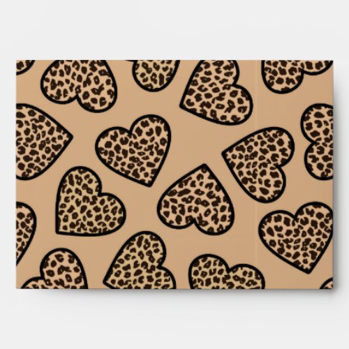 Cheetah print hearts Envelope