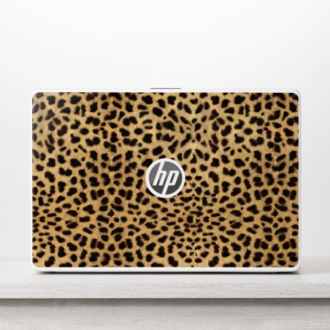 Cheetah Print HP Laptop Skin (Front)