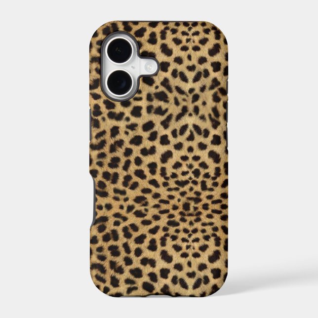 Cheetah Print Iphone Case (Back)