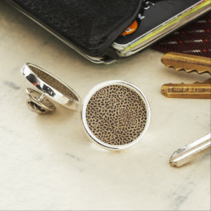Cheetah Print Lapel Pin