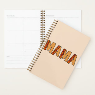 Cheetah Print Leopard Mom Planner