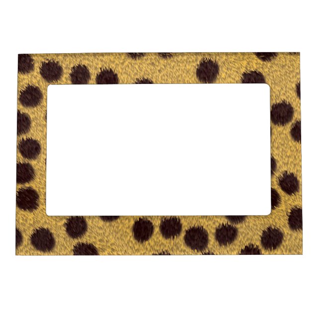 Cheetah Print Magnetic Picture Frame (Front)