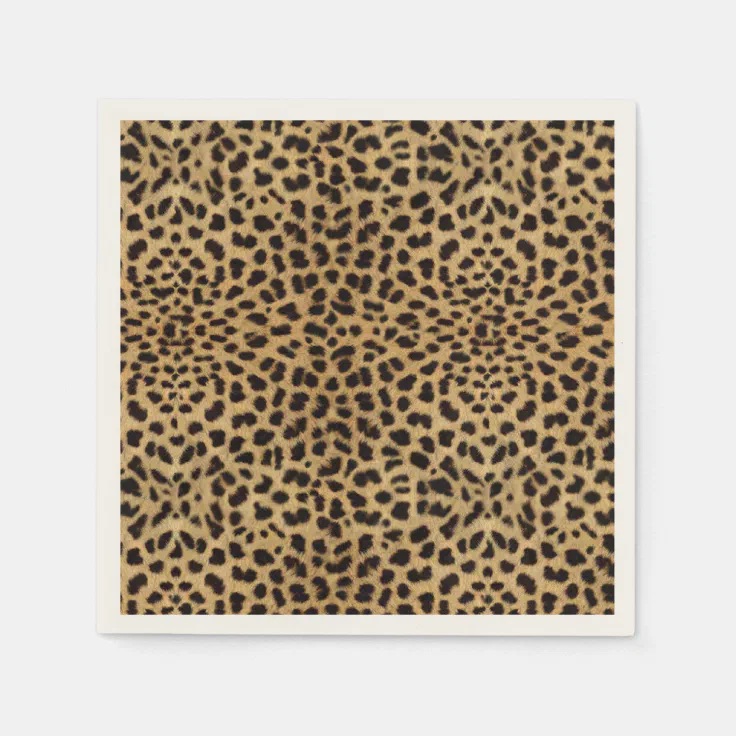 Cheetah Print Napkins Zazzle