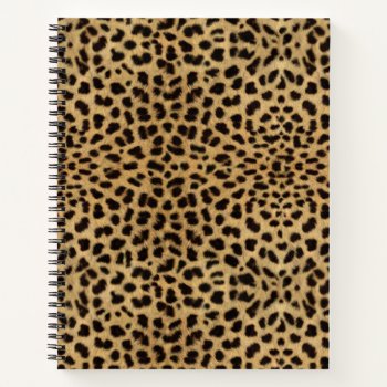 Cheetah Print Notebook by stellerangel at Zazzle