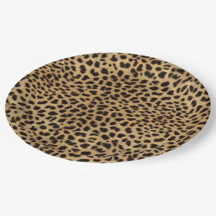 Cheetah Print Plates | Zazzle