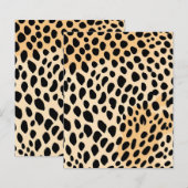 Cheetah Print Pattern (Front/Back)