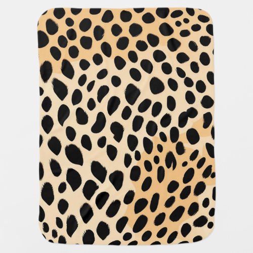 Cheetah Print Pattern Baby Blanket