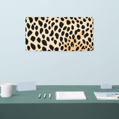 Cheetah Print Pattern Banner