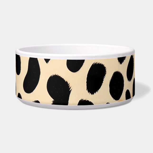 Cheetah Print Pattern Bowl (Front)