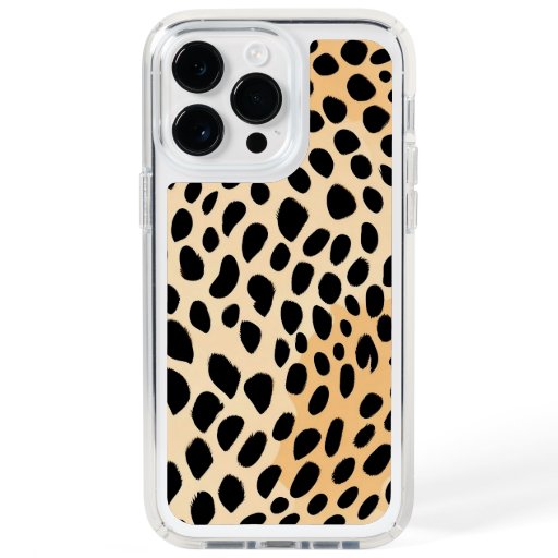 Cheetah Print Pattern Speck iPhone 14 Pro Max Case