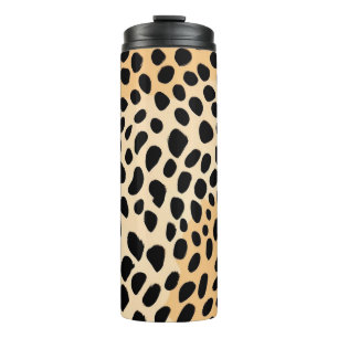 Cheetah Print Pattern Thermal Tumbler