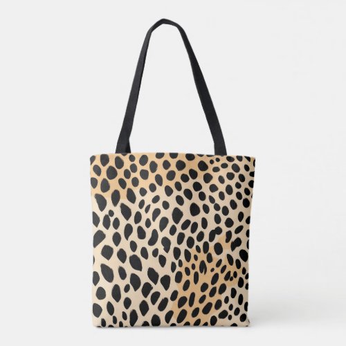 Cheetah Print Pattern Tote Bag