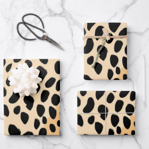 Cheetah Print Pattern Wrapping Paper Sheets