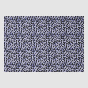 Cheetah print - periwinkle tissue paper