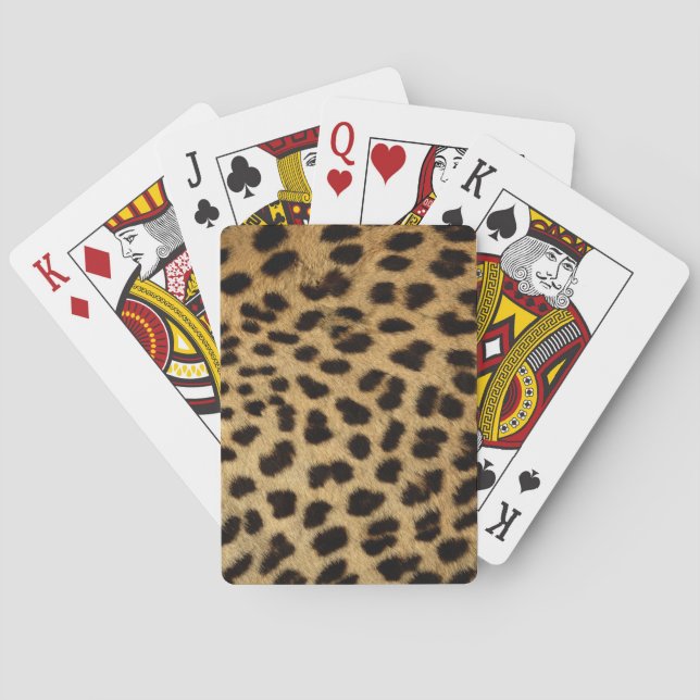 Cheetah Print Poker Cards (Back)
