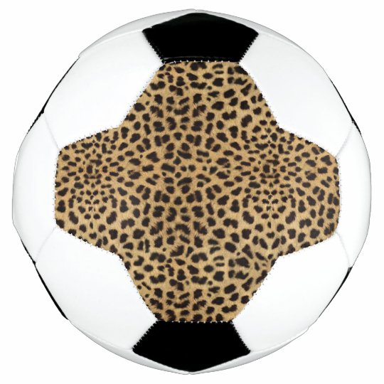 Cheetah Print Soccer Ball | Zazzle.com