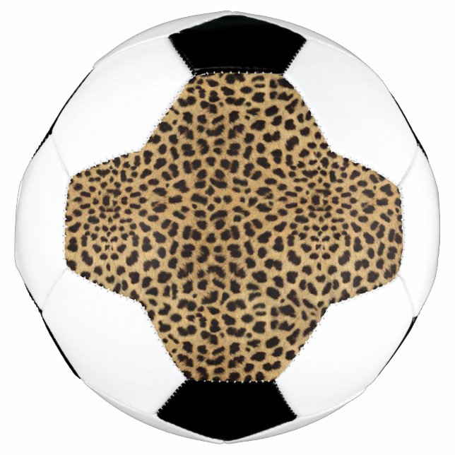 Cheetah Print Soccer Ball (Front)