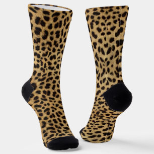 Cheetah Print Socks