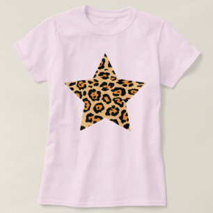 Cheetah Print Star T-Shirt