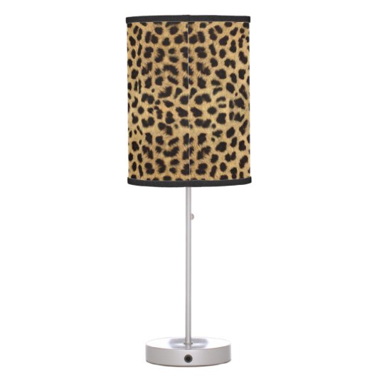 Cheetah Print Table Lamp (Back)
