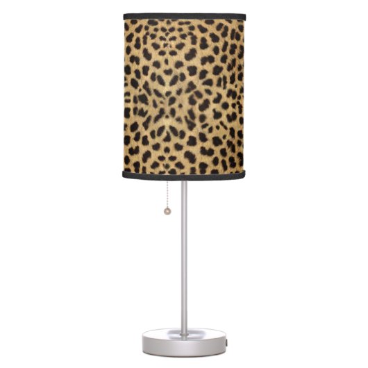 Cheetah Print Table Lamp (Right)