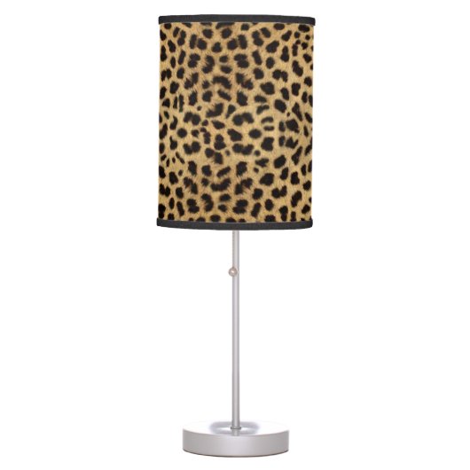Cheetah Print Table Lamp (Front)