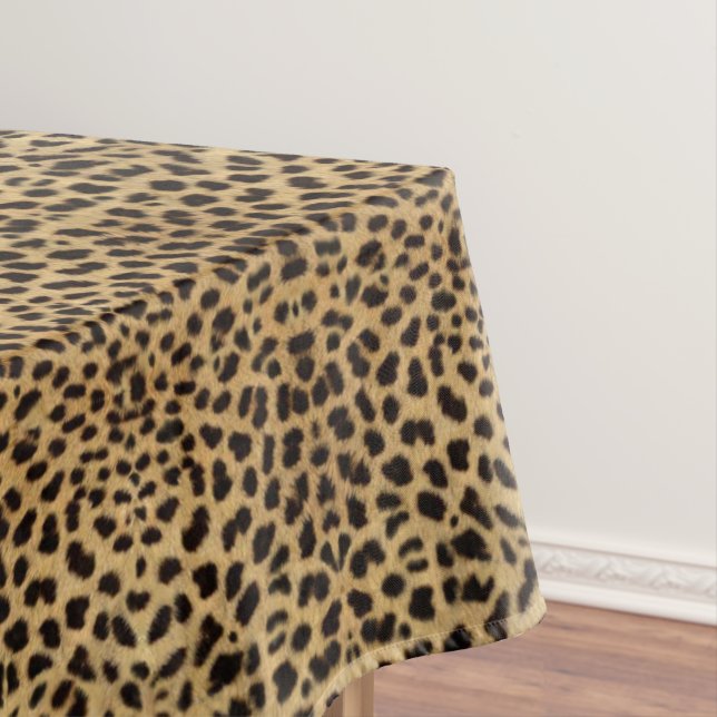 Cheetah Print Tablecloth (In Situ)