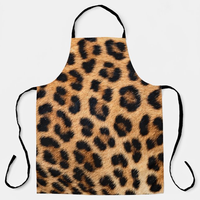 Cheetah print texture apron (Front)
