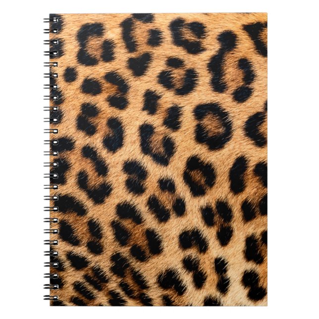Cheetah print texture notebook (Front)