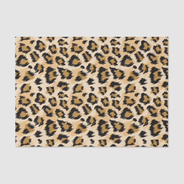 Cheetah Print  Tissue Paper (Front)
