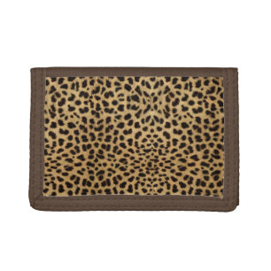Cheetah Print Tri-fold Wallet