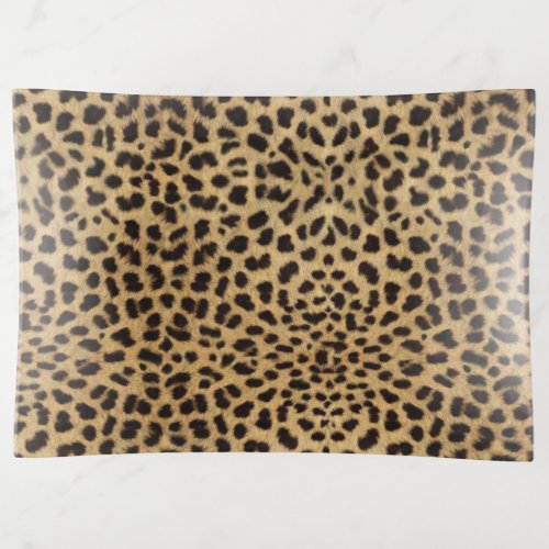 Cheetah Print Trinket Tray