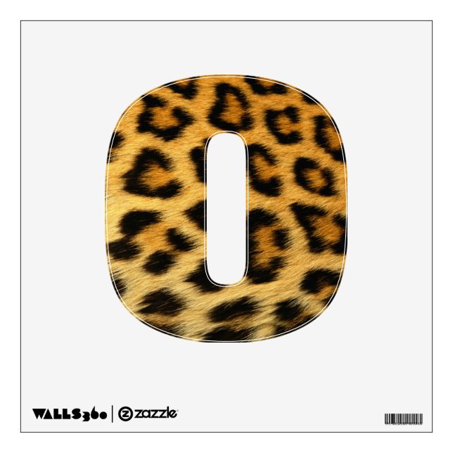 cheetah print wall decal (Front)
