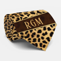 Cheetah Print with Monogram