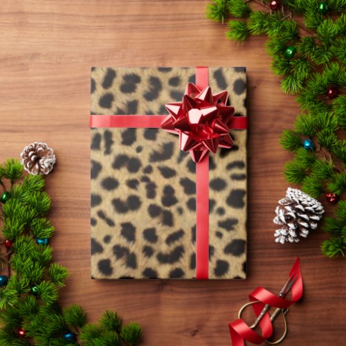 Cheetah Print Wrapping Paper