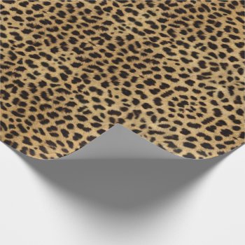 Cheetah Print Wrapping Paper by stellerangel at Zazzle