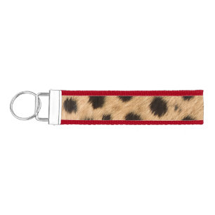 Cheetah Print Wrist Keychain