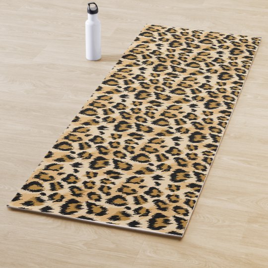 Cheetah Print Yoga Mat