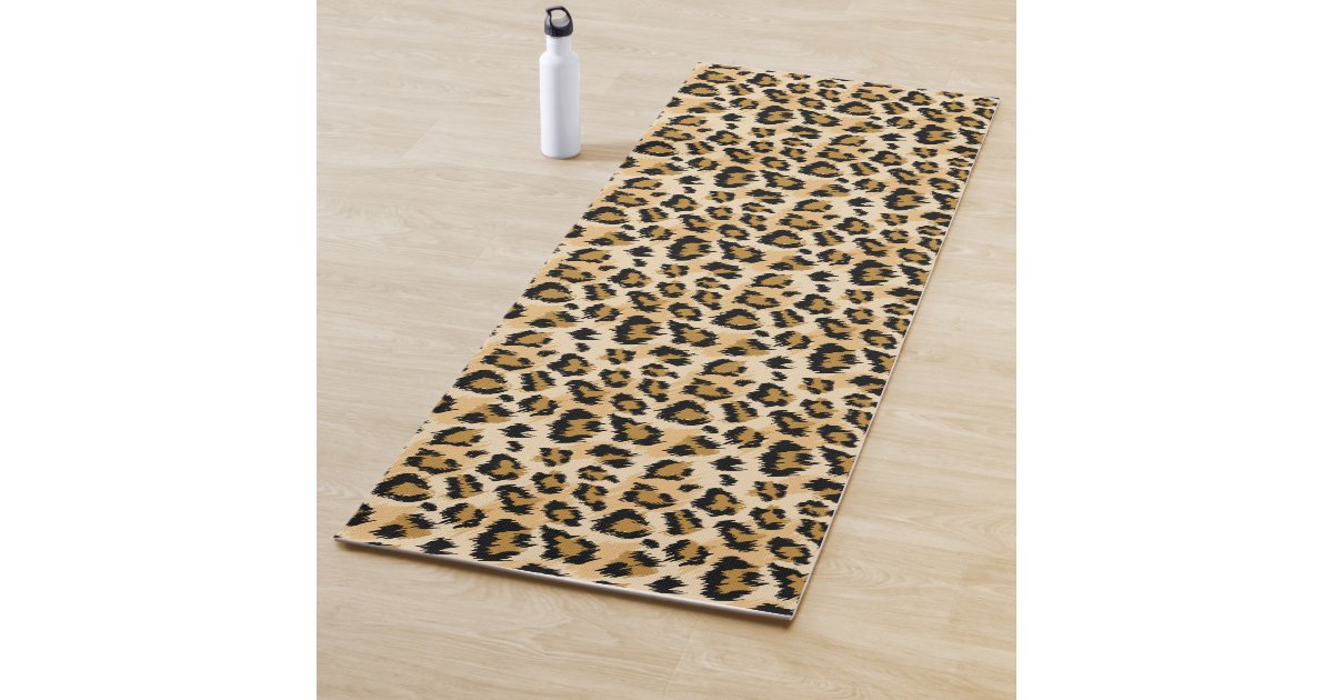 kontanter fattigdom Støv Cheetah Print Yoga Mat | Zazzle