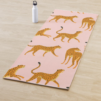Cheetah Print Yoga Mat