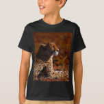 Cheetah Profile Photo T-shirt at Zazzle