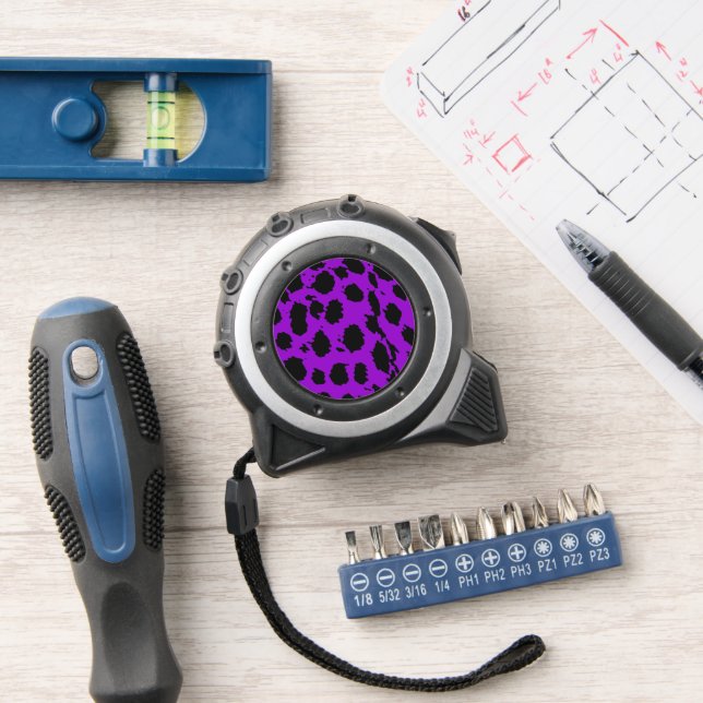 Cheetah Purple Tape Measure (Workshop)