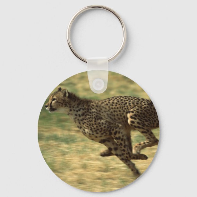 Cheetah Run Keychain (Front)