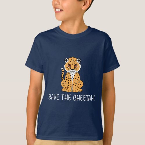Cheetah Save the Cheetah T_Shirt