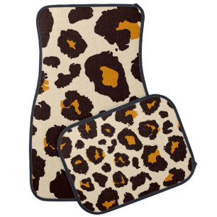 Cheetah Skin, Animal Print Texture. Car Floor Mat