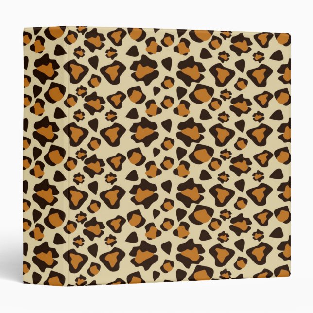 Cheetah skin pattern binder (Front/Spine)